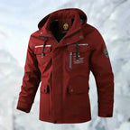 Men Jacket | Waterproof Hood and Adjustable Cuffs Outdoor Fit