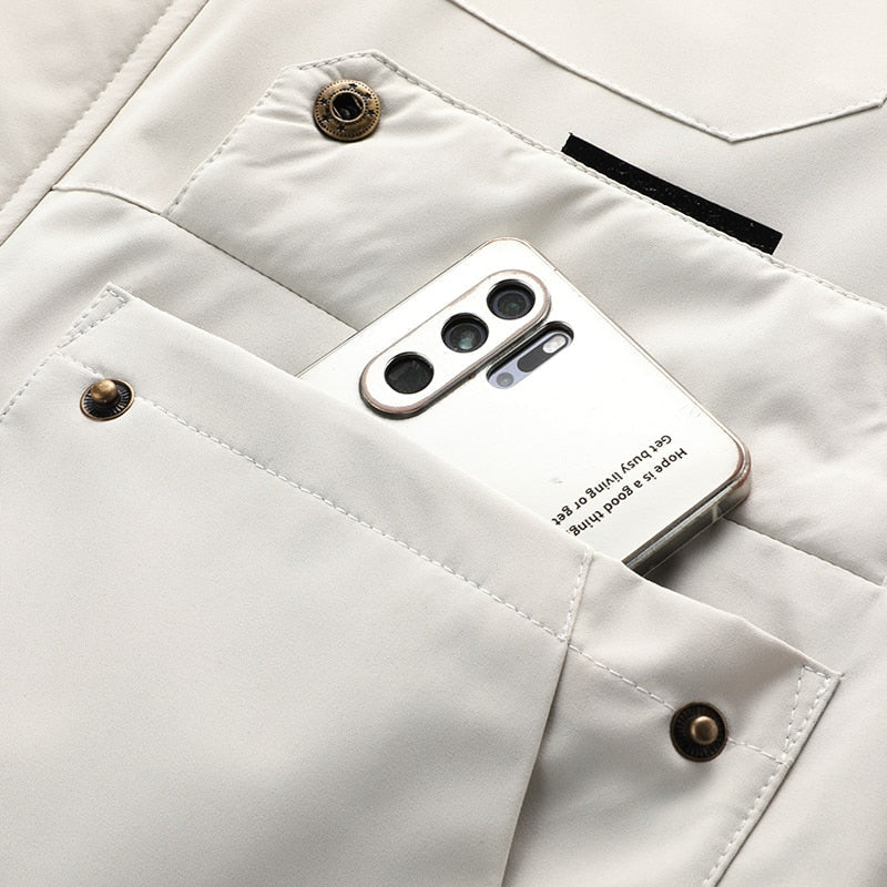 Men Jacket | Waterproof Hood and Adjustable Cuffs Outdoor Fit