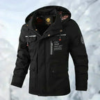 Men Jacket | Waterproof Hood and Adjustable Cuffs Outdoor Fit