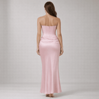 Corset Maxi Dress Women Strapless Bustier Bodice - Evergreen Outfits - Women Maxi Dress