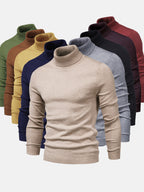 Men Sweater | Turtleneck Regular Fit Pullover Long Sleeve