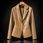 Women Blazer | Slim Fit with Single-Button Front Closure