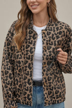Women Jacket | Oversized Bomber with Snap-Button Front
