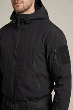 Men Set | Hooded Softshell Jacket and Trousers with Zip Pockets