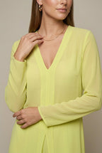 Women Set | Sheer Long Top and Matching Trousers Duo