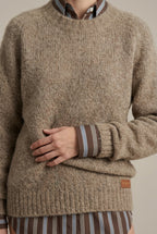 Women Sweater | Ribbed Knit V-Neck Relaxed Fit Style