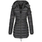Women Jacket | Quilted Build with Removable Hood and Zip Pockets