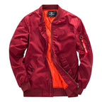 Men Jacket | Full Zip Stand Collar Straight Cut Outdoor