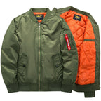 Men Jacket | Full Zip Stand Collar Straight Cut Outdoor