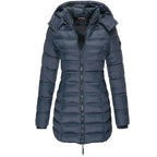 Women Jacket | Quilted Build with Removable Hood and Zip Pockets