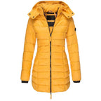 Women Jacket | Quilted Build with Removable Hood and Zip Pockets