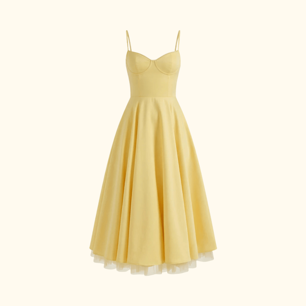 dress neckline design Women's Sweetheart Neckline Dress – Evergreen Outfits