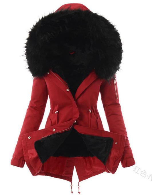 Women Parka | Fitted Cut with Adjustable Waist and Hood