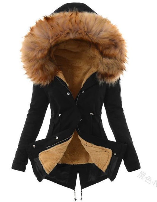 Women Parka | Fitted Cut with Adjustable Waist and Hood