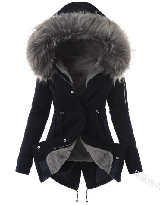 Women Parka | Fitted Cut with Adjustable Waist and Hood