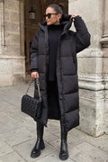 Women Coat | Quilted Fitted Cut with Extended Length