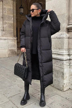 Women Coat | Quilted Fitted Cut with Extended Length