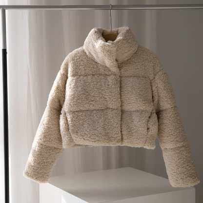 Women Coat | Oversized Teddy Texture Long Length Fit
