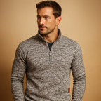Men Sweater | Universal Fit with Front Zip Closure