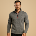 Men Sweater | Universal Fit with Front Zip Closure