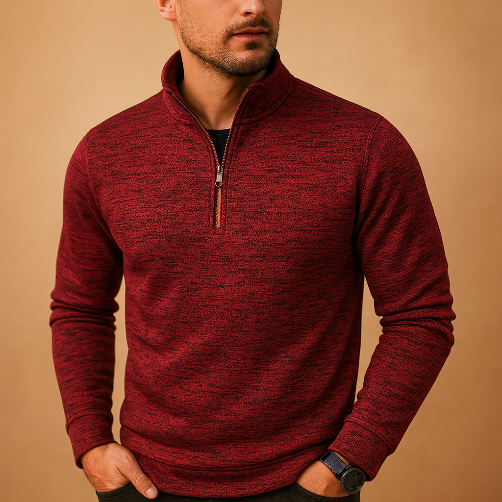 Men Sweater | Universal Fit with Front Zip Closure