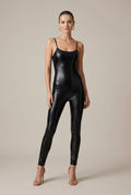 Women Suit | Sleeveless Fitted Catsuit with Spaghetti Straps
