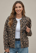 Women Jacket | Oversized Bomber with Snap-Button Front