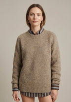 Women Sweater | Ribbed Knit V-Neck Relaxed Fit Style