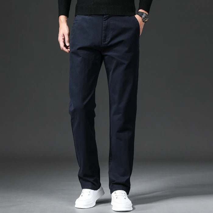 Men Trousers | Regular Fit with Straight Leg Cut