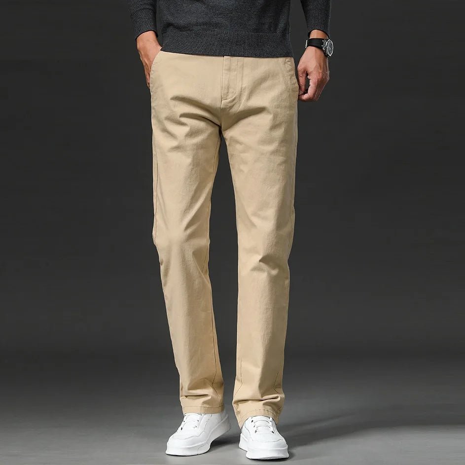 Men Trousers | Regular Fit with Straight Leg Cut