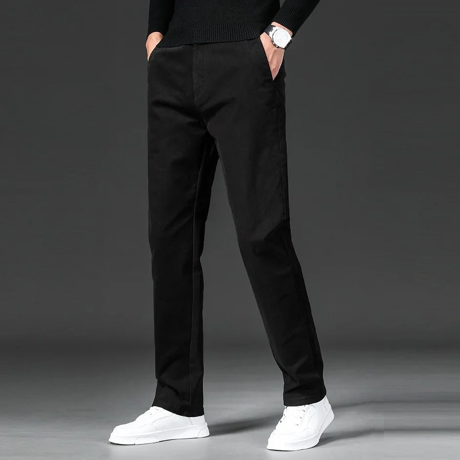 Men Trousers | Regular Fit with Straight Leg Cut