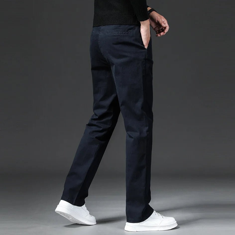 Men Trousers | Regular Fit with Straight Leg Cut