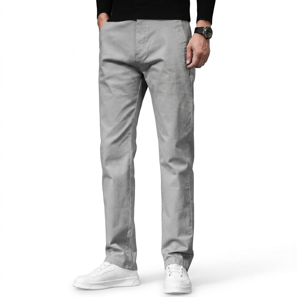 Men Trousers | Regular Fit with Straight Leg Cut