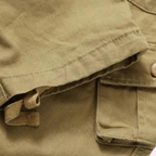 Men Trousers | Multiple Patch Pockets with Belt Loop Waistband