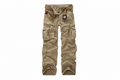 Men Trousers | Multiple Patch Pockets with Belt Loop Waistband