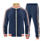 Men's Set | Zip Jacket and Striped Tracksuit Trousers
