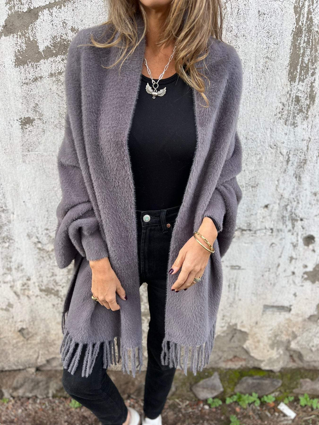 Women Coat | Extended Length with Long Sleeve Cold Weather Fit