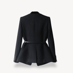 Jacket Women Tailored Fit Single Breasted Button Closure - Evergreen Outfits - Women Blazer