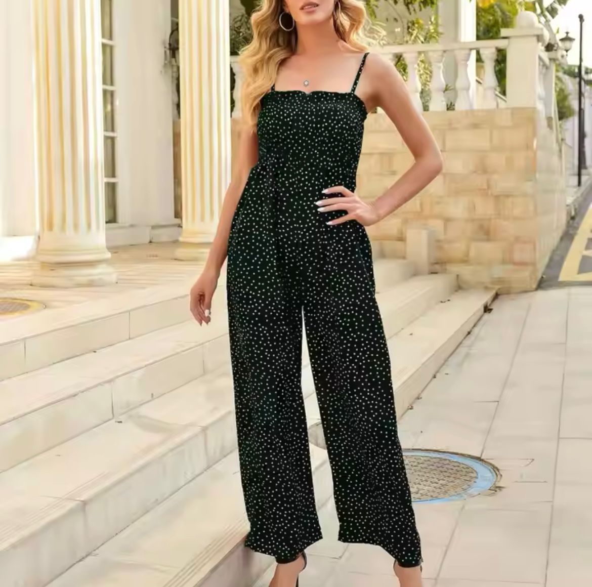 Jumpsuit Women Loose Fit One Piece Casual Garment Type - Evergreen Outfits - Women Jumpsuit