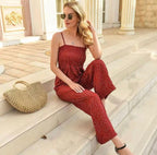 Jumpsuit Women Loose Fit One Piece Casual Garment Type - Evergreen Outfits - Women Jumpsuit