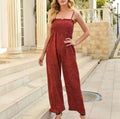 Jumpsuit Women Loose Fit One Piece Casual Garment Type - Evergreen Outfits - Women Jumpsuit