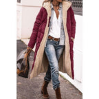 Women Puffer Jacket | Reversible Long Hooded Fit
