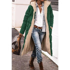 Women Puffer Jacket | Reversible Long Hooded Fit