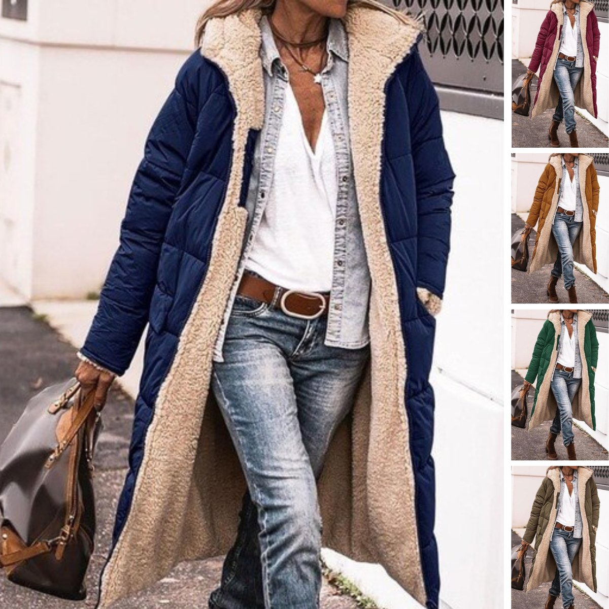 Women Puffer Jacket | Reversible Long Hooded Fit