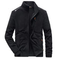 Men Jacket | Full Zip Stand-Up Collar with Front Pockets