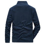 Men Jacket | Full Zip Stand-Up Collar with Front Pockets