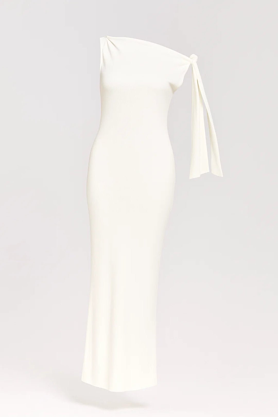 Maxi Dress Women One Shoulder Sleeveless Fitted Design - Evergreen Outfits- Women Maxi Dress