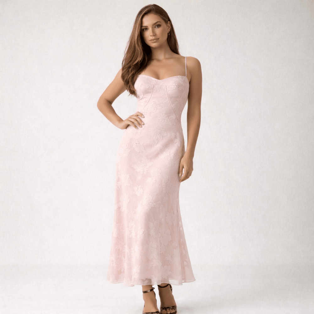 ankle length maxi dresses Blue Strapless Flowy Maxi Dress Aqua / 8