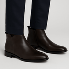 Men Boots | Ankle Height with Side Zip Closure - Evergreen Outfits- Boots