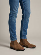 Men Boots | Chelsea Fit with Elastic Side Panels - Evergreen Outfits- Boots